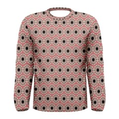 Black Stars Pattern Men s Long Sleeve Tee by linceazul