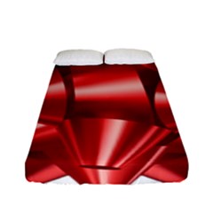 Red Bow Fitted Sheet (full/ Double Size) by BangZart