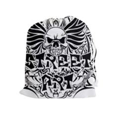 Tattoo Tribal Street Art Drawstring Pouches (extra Large) by Valentinaart