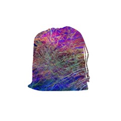 Poetic Cosmos Of The Breath Drawstring Pouches (medium)  by BangZart