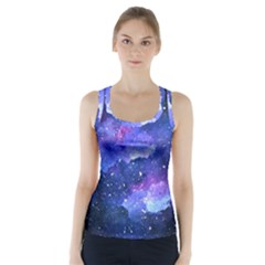 Galaxy Racer Back Sports Top by Kathrinlegg