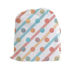 Simple Saturated Pattern Drawstring Pouches (xxl) by linceazul
