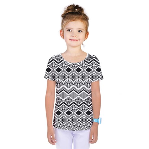 Aztec Design  Pattern Kids  One Piece Tee by BangZart