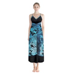 Mars Button Up Chiffon Maxi Dress by Valentinaart
