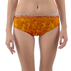 Beer Alcohol Drink Drinks Reversible Mid-waist Bikini Bottoms by BangZart