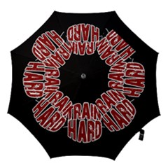 Train Hard Hook Handle Umbrellas (medium) by Valentinaart