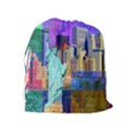 New York City The Statue Of Liberty Drawstring Pouches (Extra Large) View2