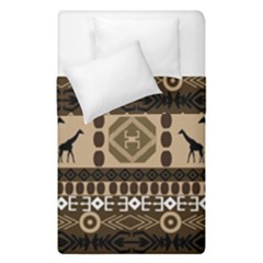 Giraffe African Vector Pattern Duvet Cover Double Side (single Size) by BangZart