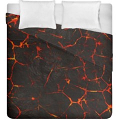 Volcanic Textures Duvet Cover Double Side (king Size) by BangZart