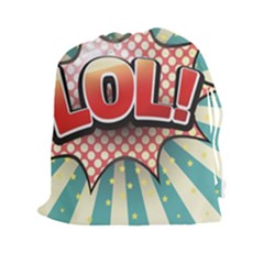 Lol Comic Speech Bubble  Vector Illustration Drawstring Pouches (xxl) by BangZart