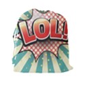 Lol Comic Speech Bubble  Vector Illustration Drawstring Pouches (XXL) View2