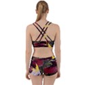 Cendrawasih Beautiful Bird Of Paradise Work It Out Sports Bra Set View2