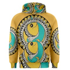 Madhubani Fish Indian Ethnic Pattern Men s Pullover Hoodie by BangZart