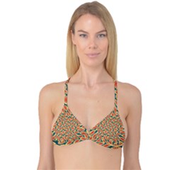 Stars Twirl Reversible Tri Bikini Top by linceazul