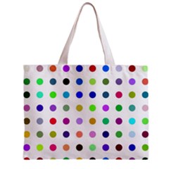 Circle Pattern Zipper Mini Tote Bag by BangZart