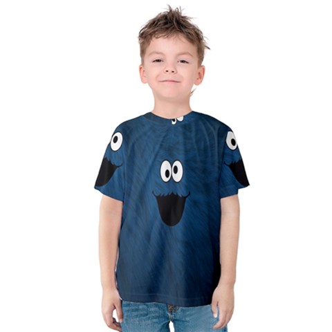 Funny Face Kids  Cotton Tee by BangZart