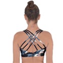 The Shark Movie Cross String Back Sports Bra View2