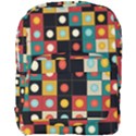 Colors On Black Full Print Backpack View1
