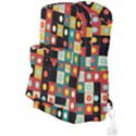 Colors On Black Full Print Backpack View3