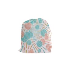 Bubbles Drawstring Pouches (small)  by linceazul