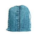 Denim Jeans Fabric Texture Drawstring Pouches (Extra Large) View1