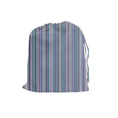 Lines Drawstring Pouches (large)  by Valentinaart