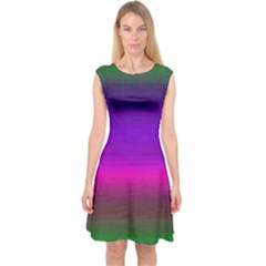Ombre Capsleeve Midi Dress by ValentinaDesign