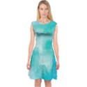 Ombre Capsleeve Midi Dress View1