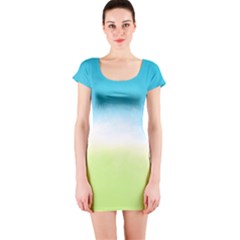 Ombre Short Sleeve Bodycon Dress by ValentinaDesign