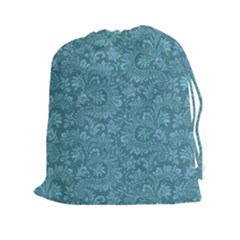 Floral Pattern Drawstring Pouches (xxl) by ValentinaDesign