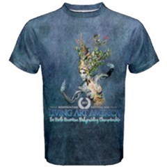 Living Art America Men s Cotton Tee 03 by livingbrushlifestyle