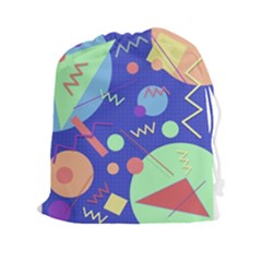 Memphis #42 Drawstring Pouches (xxl) by RockettGraphics