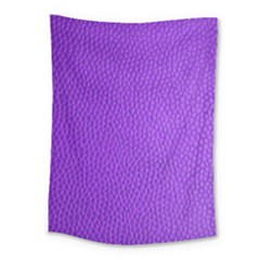 Purple Skin Leather Texture Pattern Medium Tapestry by paulaoliveiradesign