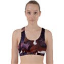 Steampunk Wonderful Wild Horse With Clocks And Gears Back Weave Sports Bra View1