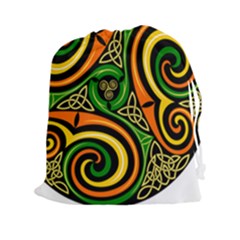 Celtic Celts Circle Color Colors Drawstring Pouches (xxl) by Nexatart