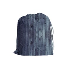 Grey Fence 2 Drawstring Pouches (large)  by trendistuff