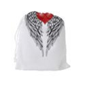 Angel heart tattoo Drawstring Pouches (Extra Large) View2