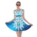 Background Christmas Star Skater Dress View1