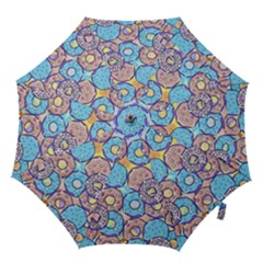 Donuts Pattern Hook Handle Umbrellas (medium) by ValentinaDesign