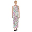 Donuts pattern Fitted Maxi Dress View2