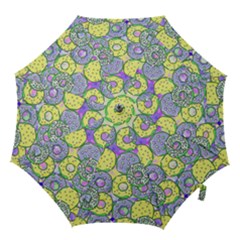 Donuts Pattern Hook Handle Umbrellas (small) by ValentinaDesign