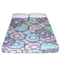 Donuts pattern Fitted Sheet (California King Size) View1