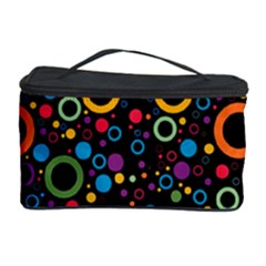 70s Pattern Cosmetic Storage Case by ValentinaDesign
