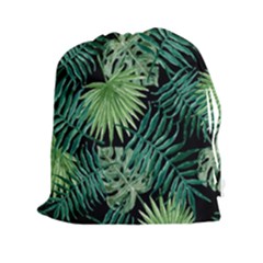 Tropical Pattern Drawstring Pouches (xxl) by ValentinaDesign