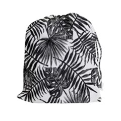 Tropical Pattern Drawstring Pouches (xxl) by ValentinaDesign