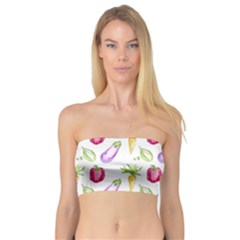 Vegetable Pattern Carrot Bandeau Top by Mariart