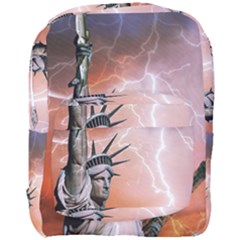 Statue Of Liberty New York Full Print Backpack by Nexatart