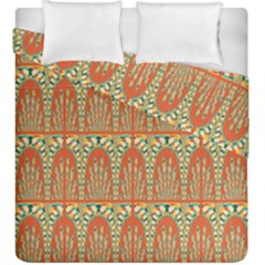 Arcs Pattern Duvet Cover Double Side (king Size) by linceazul