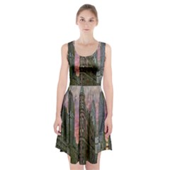 Flat Iron Building Toronto Ontario Racerback Midi Dress by Nexatart