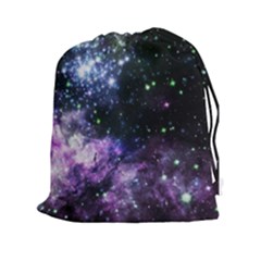 Space Colors Drawstring Pouches (xxl) by ValentinaDesign